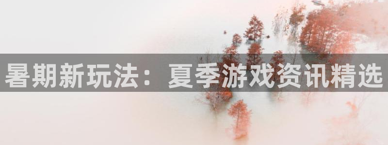 鼎点娱乐平台负责人：暑期新玩法：夏季游戏资讯精选