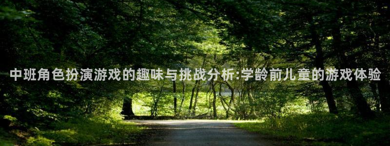 鼎点娱乐网址注册：中班角色扮演游戏的趣味与挑战分析:学龄前儿