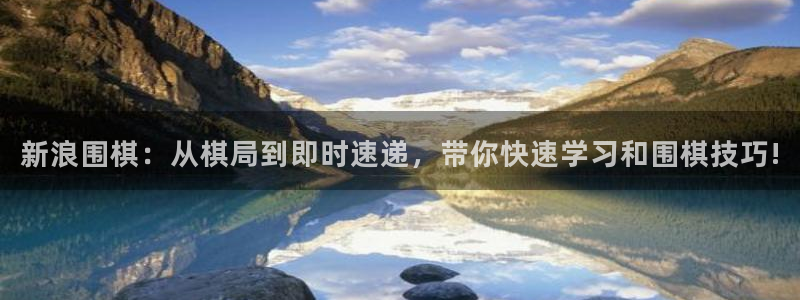 nba直播河豚：新浪围棋：从棋局到即时速递，带你快速学习和围棋技巧!