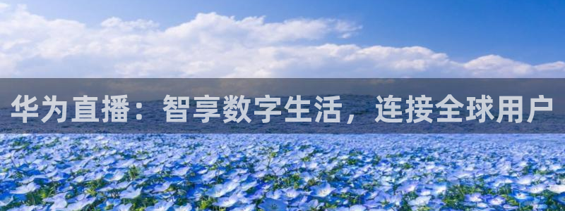 河豚体育赛事直播：华为直播：智享数字生活，连接全球用户